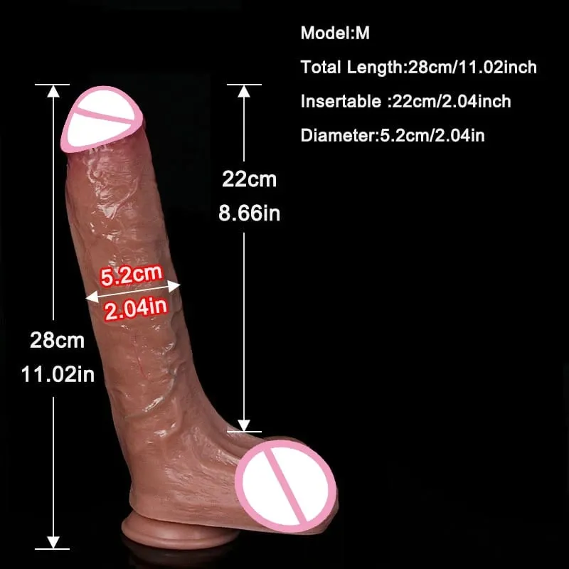 Realistic 4Sizes Soft Big Dildo Double Silicone Suction Cup Penis Couples Masturbation Soft Cock Woman Man Anal Adult Sex Toy