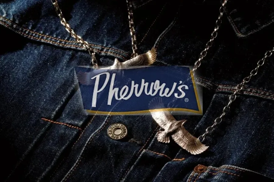 Pherrows 10th Anniversary Indigo 15.2oz Deerskin Vintage Red Ear Jeans