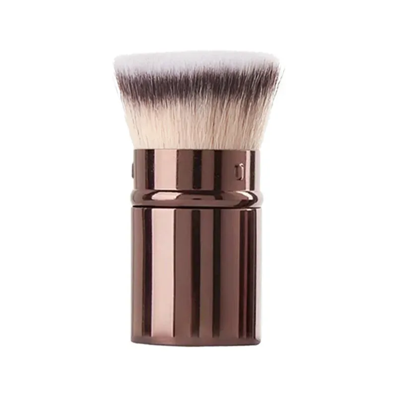 Retractable Professional Makeup Brush 3-in-1 Multi-Function Foundation Powder Blush Brush Travel Portable Cosmetic Tool with Sof — image 9