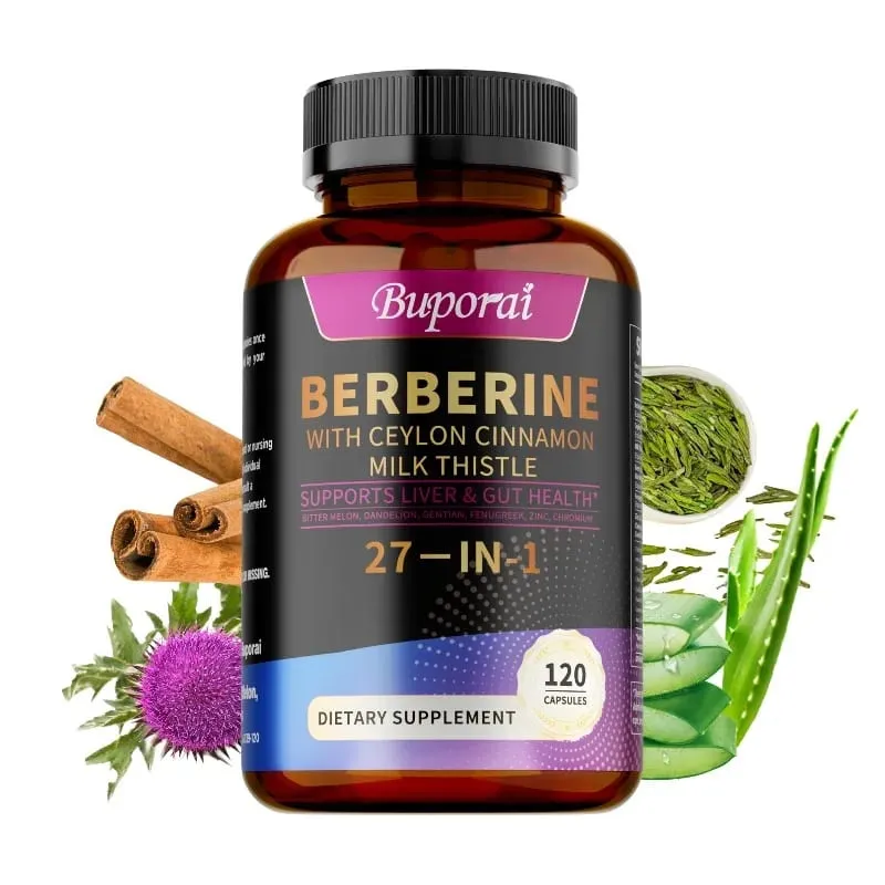 Berberine Ceylon Cinnamon Milk Thistle Supplements - Promotes Liver and Digestive Health Supports Cellular Energy and Repair — image 2