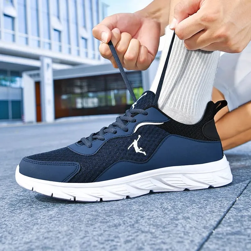 Men Sports Shoes Fashion Lace Up Daily Wear Anti Slip Running Shoes Rebound Cushioning Street Casual Sneakers for Men — image 4
