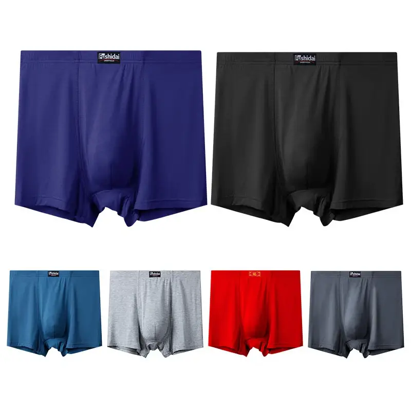 4pcs Oversized Men's Underwear Boxers Oversize Man's Loose Panties 10XL 11XL 12XL 13XL Plus Size Boxer for Men Large Underwears — image 1