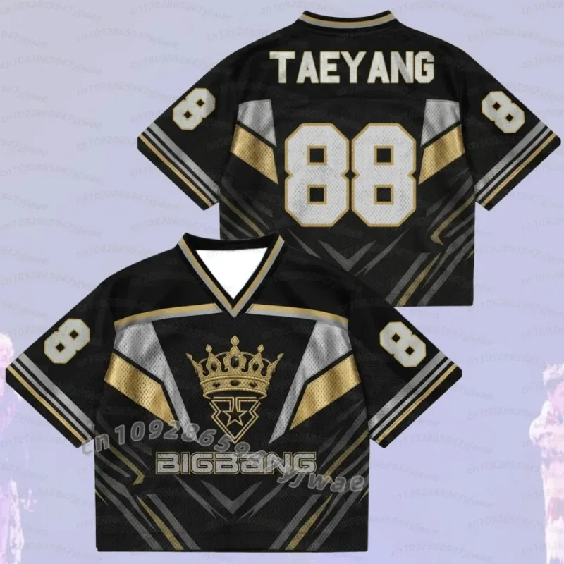 26 Men Women Bigbang 2026 World Tour Mixed Mesh Jersey Streetwear Concert Fans Jersey T-Shirt Short Sleeve T-Shirt Men Hoodies — image 10