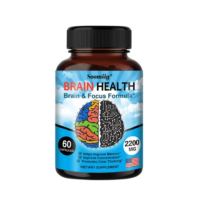 Ginkgo Biloba Capsules 1200mg Υποστηρίζει τη Μνήμη Εγκεφαλική Λειτουργία και Ψυχική Εγρήγορση Συμπλήρωμα Υγείας Εγκεφάλου 30/60/120 Capsuels — image 8