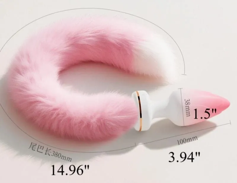 Super Fluffy Soft Fox Tail Anal Plug APP&Wireless Remote Heating Strong Vibration Silicone Adult Sex Toys for Women&Unisex 18+ — image 7