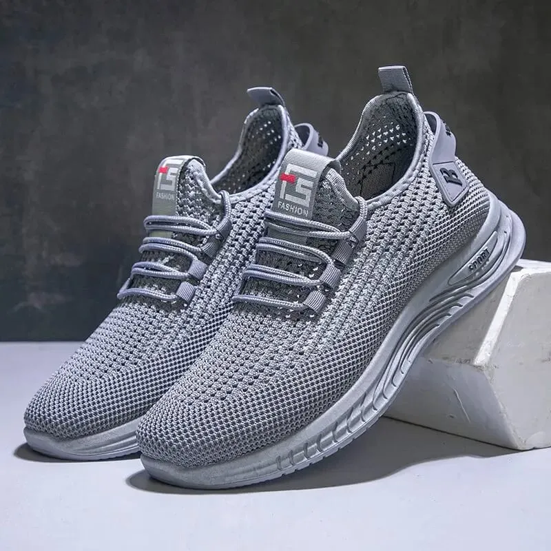 Men's Summer Casual Breathable Mesh Trendy Sports Shoes Soft Soled Non Slip Running Shoes Lightweight 39-45