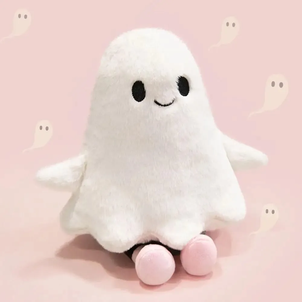 Simulation Little Ghost Interactive Handmade Cartoon Ghost Fluffy Collection Holloween Ghost Pillow Home Decor — image 8