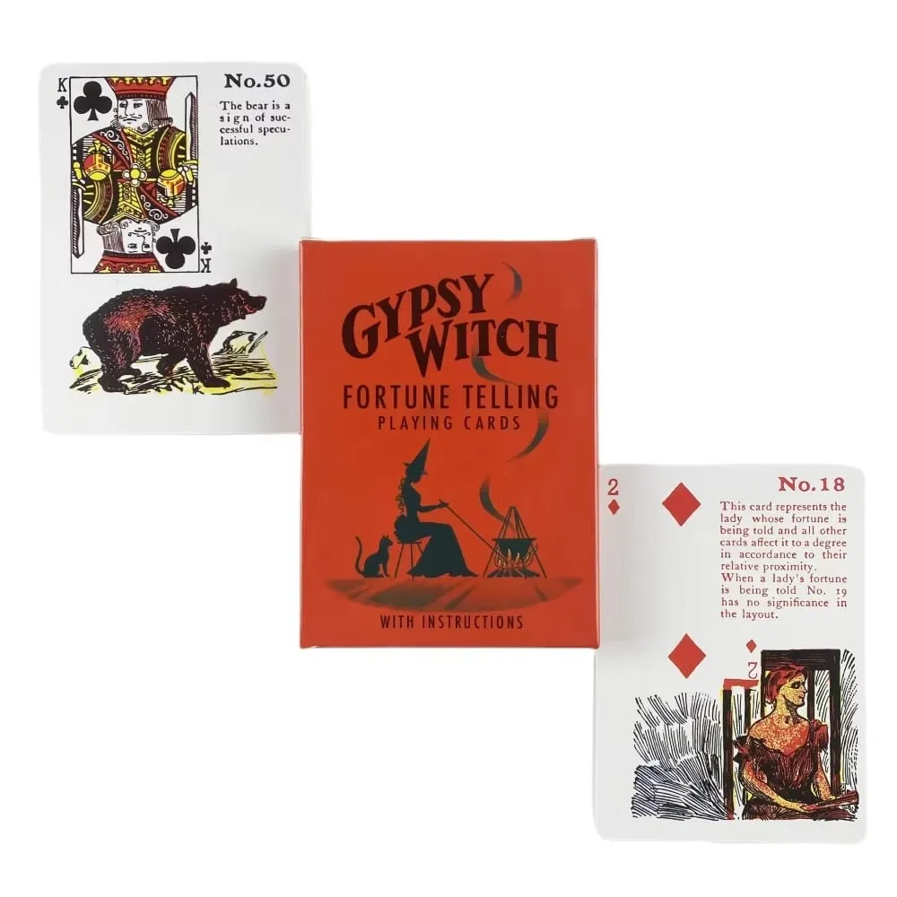 Gypsy Witch Fortune Telling Playing Cards Tarot Deck Cards Games Oracle Famliy Game Fun Classic Fate Boardgame Altar — image 6