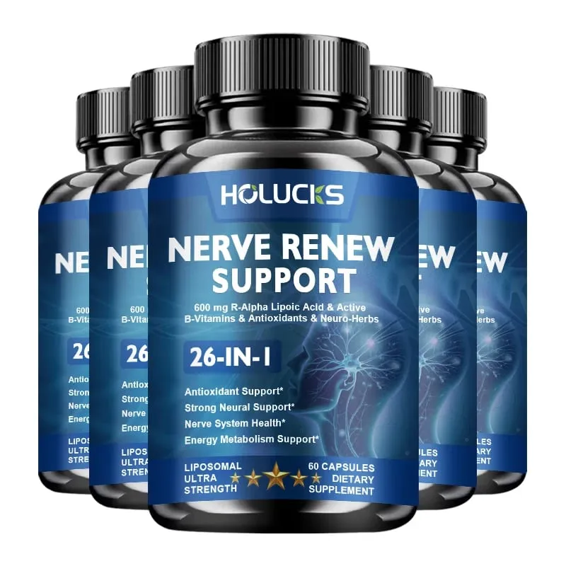 Advanced Nerve Nutrition Capsules with L-Theanine & Zinc Maintain Neural Comfort Metabolism & Healthy Nerve System — image 11