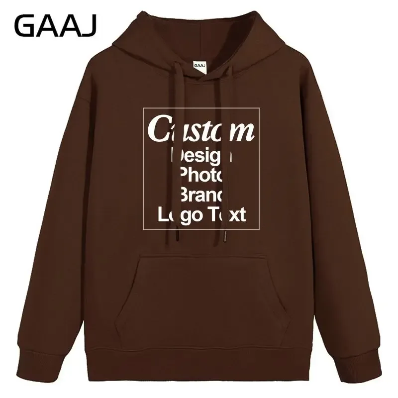 High Quality Custom Hoodie Cotton Sweatshirt Print Embroidery Brand Logo Text Photo Design Men Women Famliy Team Clothing 300g — image 49