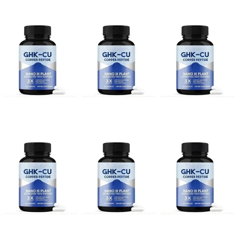 GHK-Cu Copper Peptide Supplement Capsules for Skin Health Support Collagen Support Antioxidant Wellness 120 Count — image 11