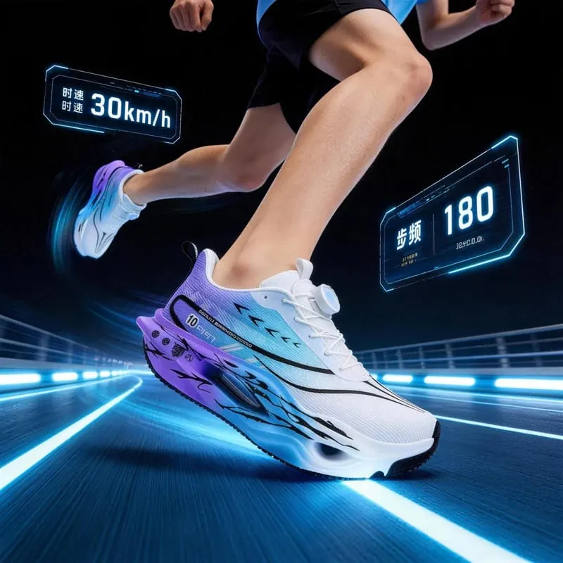 Men Propulsive Carbon Plate Racing Shoes Breathable Wide Fit Energy Return Marathon Sneakers Cushion for Women Running Trainers — image 3