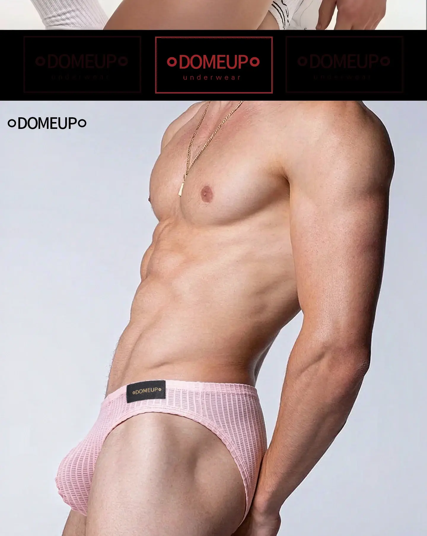 Men's Low‑Rise Briefs, Vertical Striped Sheer Mesh Underwear, Nylon Elastane Stretch Pouch Underpants for Daily Wear — image 13