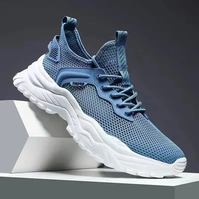 Free Giveaway Breathable Men Running Shoes 2026 Lightweight Casual Sneakers Anti Slip Outdoor Walking Male Loafers Vulcanized — image 6