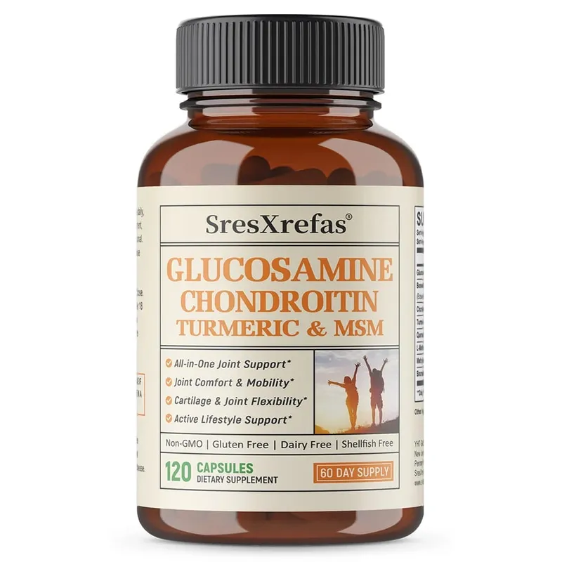 Glucosamine Chondroitin Extra Strength Capsules Joint Support Antioxidant Immune Support Supplement for Adults — image 9