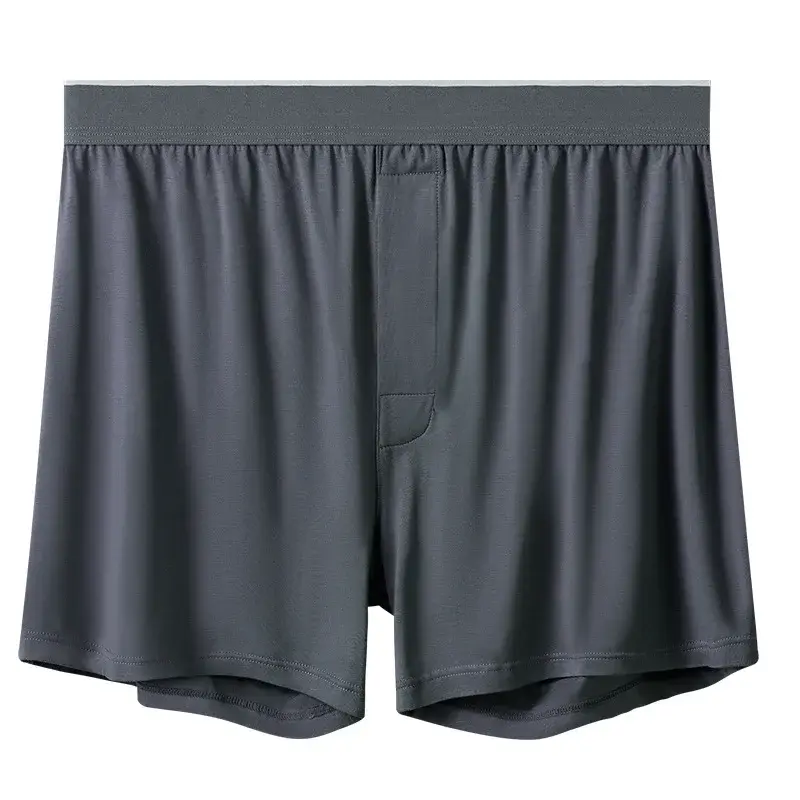 1/2Pcs Modal Mens Aro Pants Seamless Loose Solid Color Breathable Panties Elastic Underwear Boxer Shorts Homewear Underpants — image 7