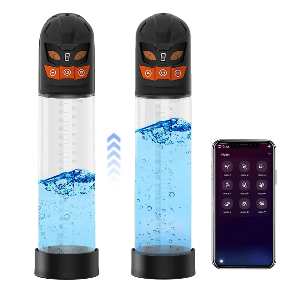 Automatic Penis Water Pump Electric Penis Pump Masturbator Penis Extender Dick Enlarger for Penis Trainer Sex Toys for Men — image 1