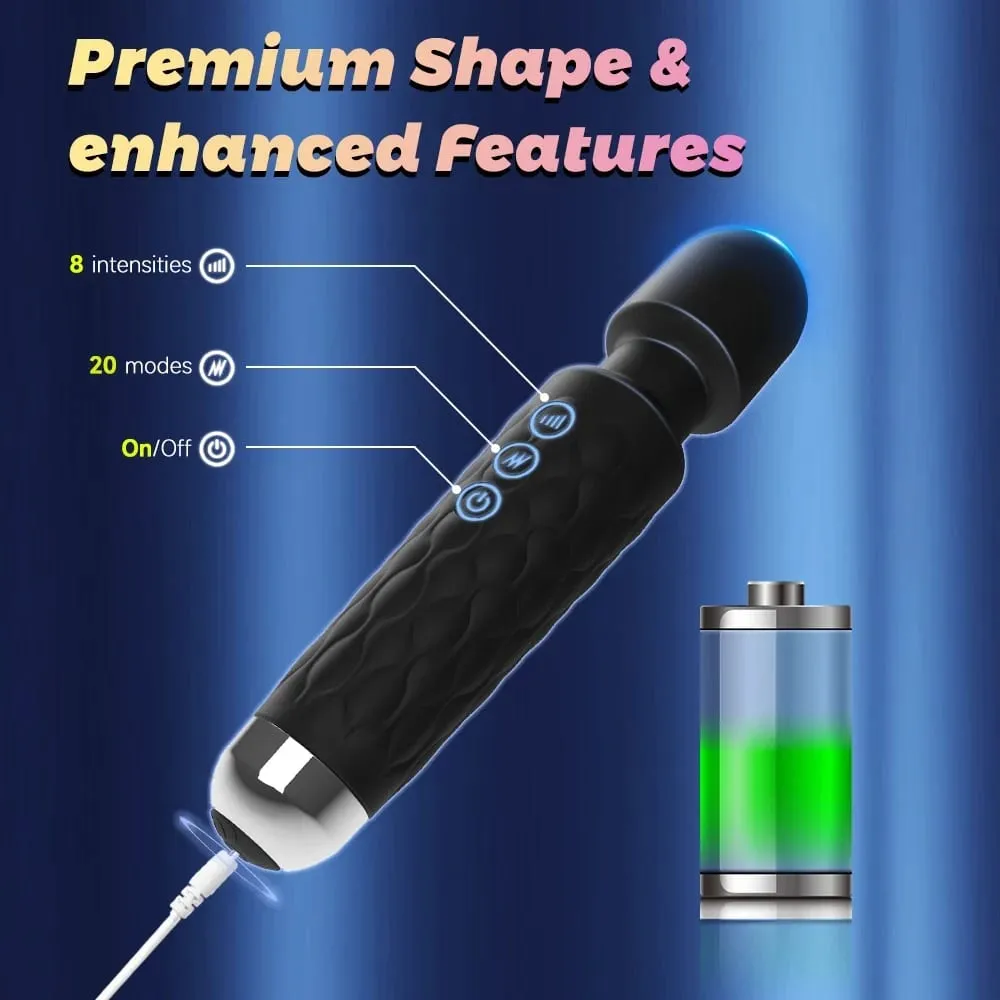 Powerful G-Spot Vibrator Female Clitoris Stimulator Dildo AV Magic-Wand Vagin Massager Masturbator Sex Toys for Women Erotic 18+ — image 6