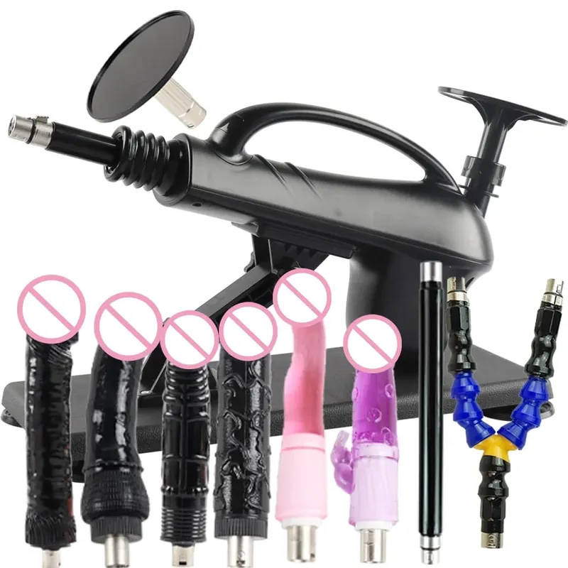 A2SS-Portable Automatic Masturbation Machine for Women with Big Dildo Men's Sex Toy Pumping Gun for Couples — image 23