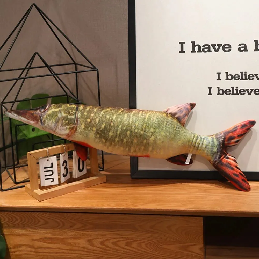 Sofa Cushion Perch Simulation Fish Pillow Stuffed Grouper Cartoon Fish Soft PP Cotton Fish Anime Pillow Gifts — image 13