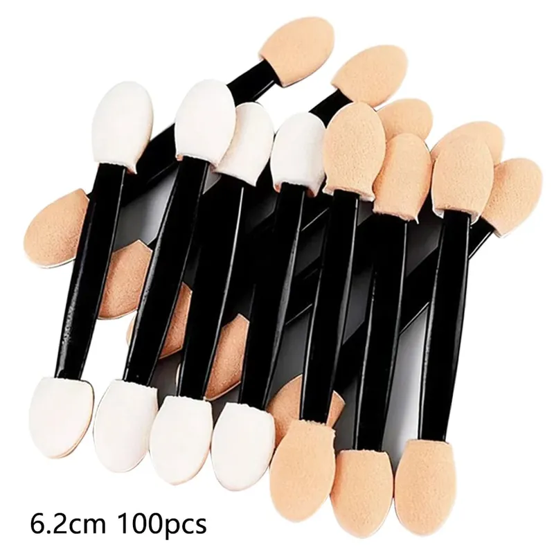 50/200pcs Eyeshadow Applicators Dual Sides Eye Shadow Brush Makeup Sponge Brushes For Girls Cosmetic Tool Beauty Applicators — image 9