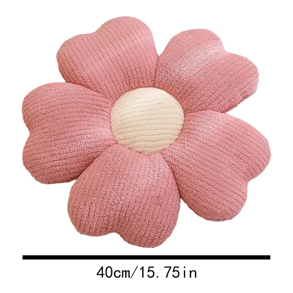Flower Petal Pillow Soft Romantic Cuddly Stuffed Cushion Petal Shape Plush Pillow for Couch Living Room Bed Bedroom Patio
