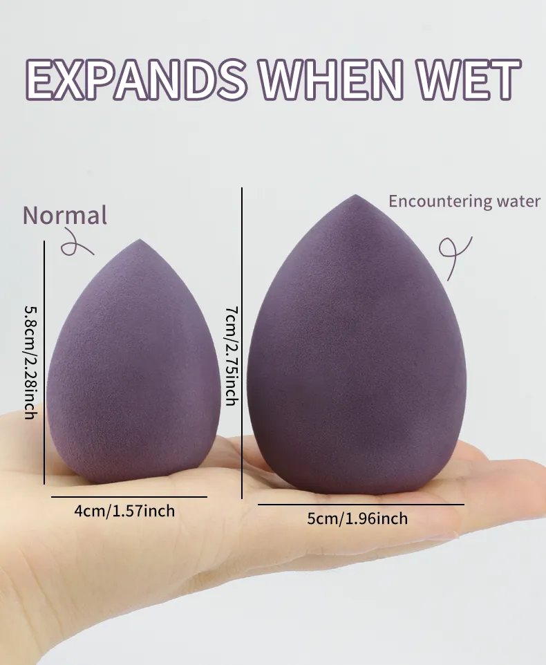 4/8pcs Cosmetic Puff Makeup Sponge Blender Beauty Egg Soft Foundation Sponges Powder Puff Women Make Up Accessories Beauty Tools — image 4