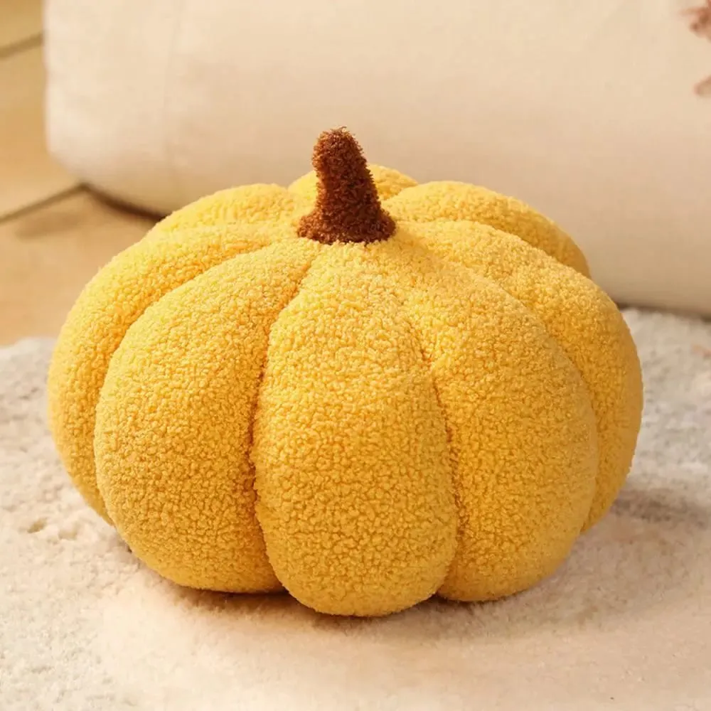New Cotton Stuffed Pumpkin Pillow Cute Soft Pumpkin Plush Pillow Simulated Pumpkin Soft Back Cushion — image 1