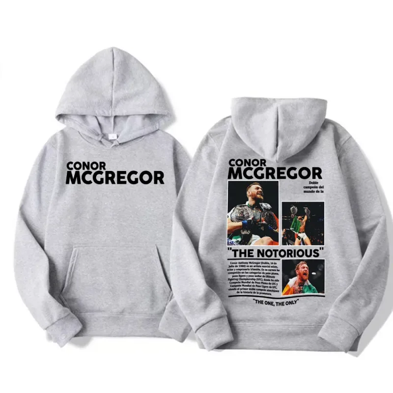 Conor Mcgregor The Notorious Merch Hoodies Men's Clothes Harajuku Cool High Street Sweatshirt Long Sleeve Loose Oversized Hoodie — image 5
