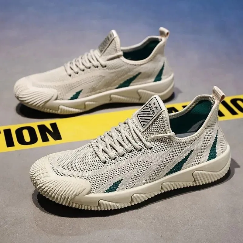 Casual Netted Shoe Man Summer New Sports Style Breathable and Trendy Work Comfortable and Versatile Shoes Fashionable and Simple — image 1