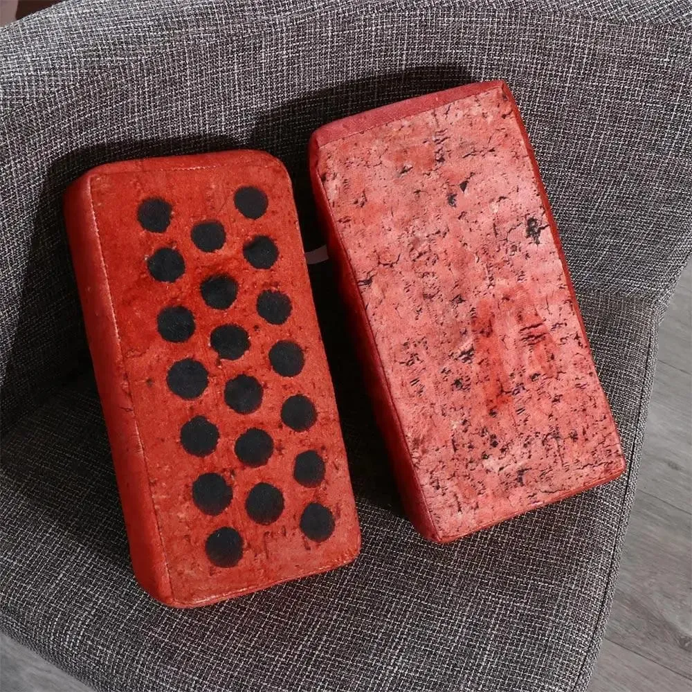 Simulation Brick Plush Sponge Brick Toy Cushion Funny Sponge Simulation Brick Cute Creative Simulation Fake Brick