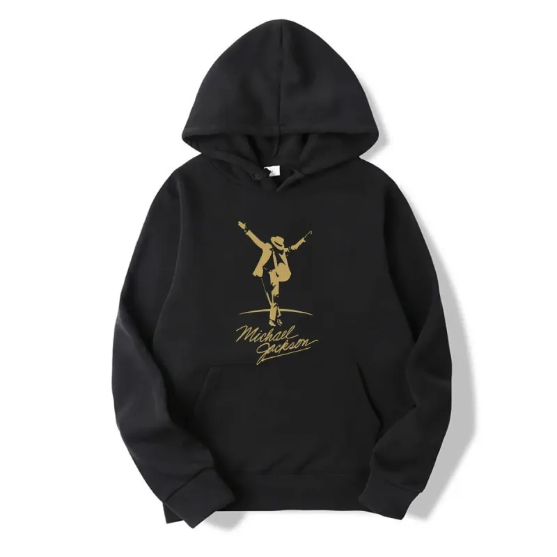 2026 Michael Jackson Gold Men Hoodies — image 1