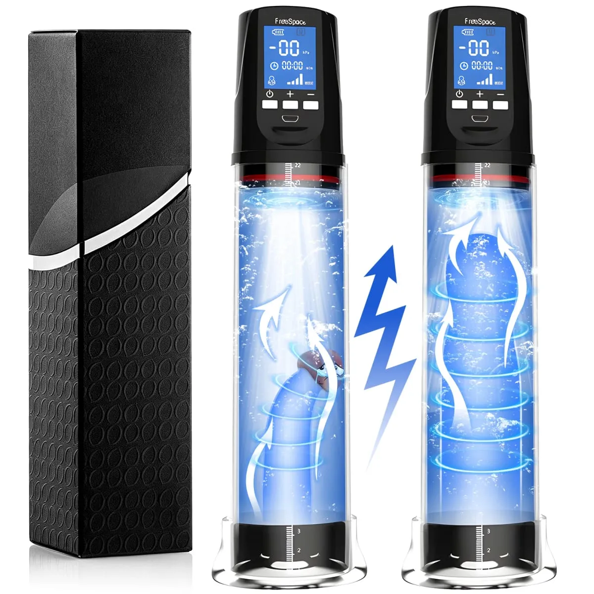 Luxurious Field Automatic Penis Pump Suction Vacuum Male Masturbation Penis Extender Dick Erection Enhancement Trainer Sex Toys — image 1