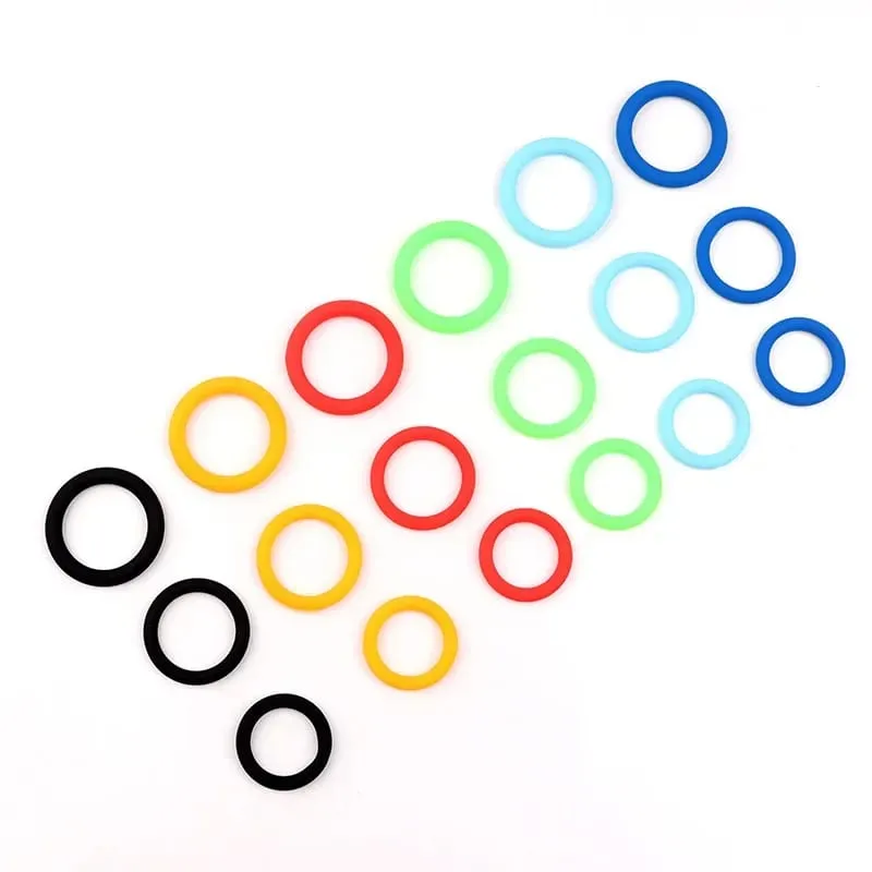 3Pcs/Set Cock Rings Silicone Penis Ring Male Delay Ejaculation Penis Lasting Erection Scrotum Testis Restraint Sex Toys For Men — image 2
