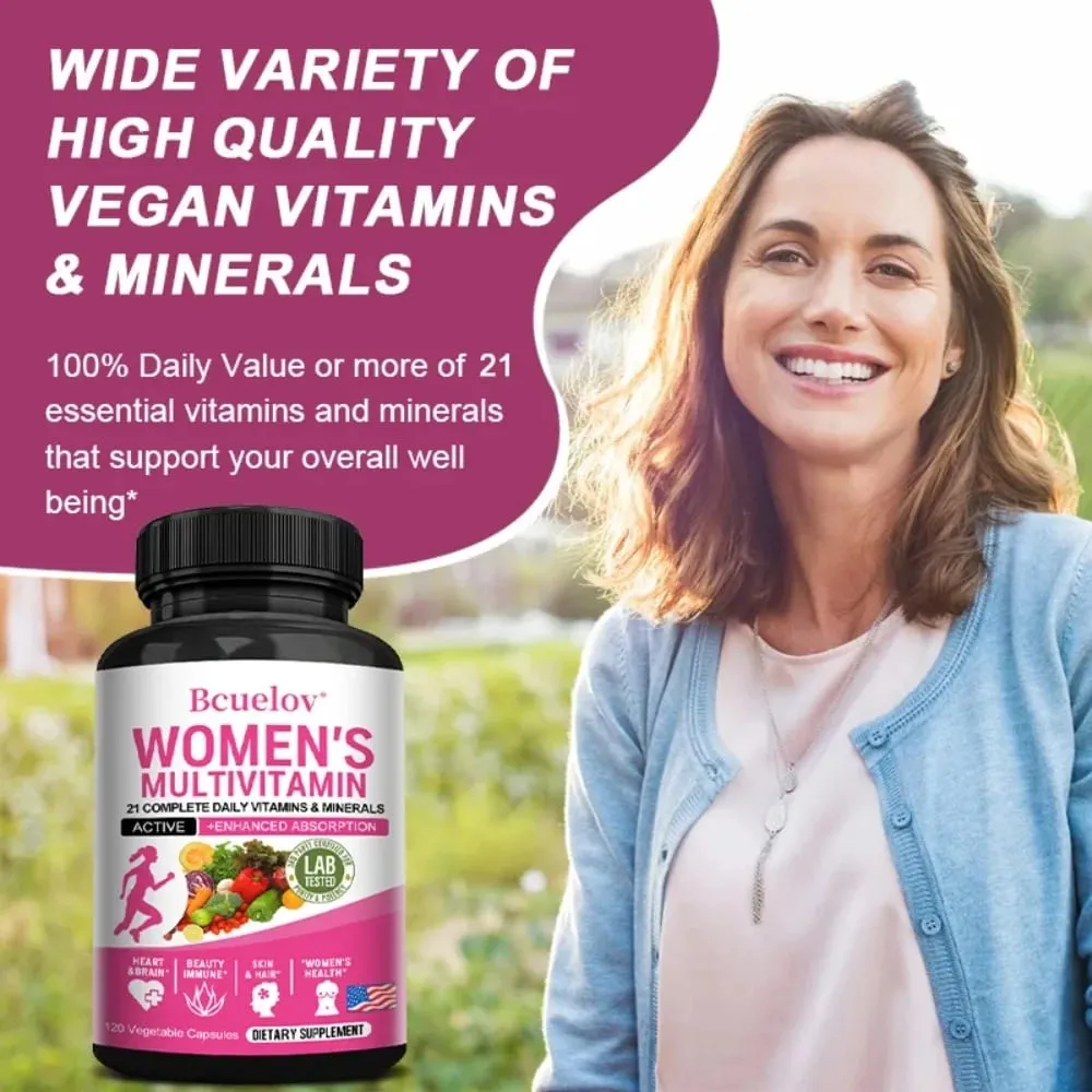 Multivitamin Minerals Capsules Zinc & Vitamin ACEDK Improve Immunity Healthy Hair & Skin & Nails for Women — image 4