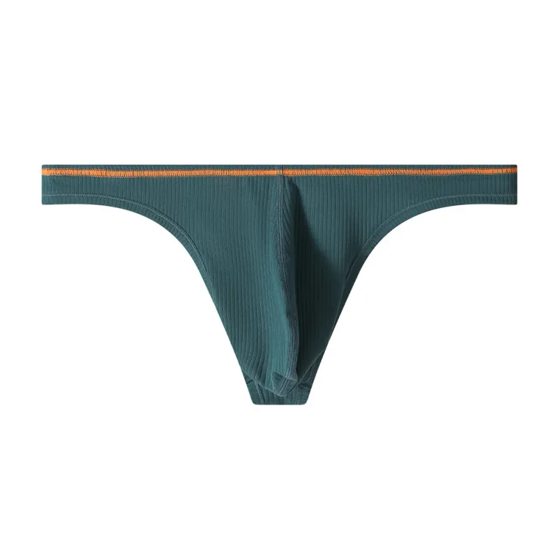 1pc Men Solid Thin Edge G-strings Sexy Thongs Elastic Low Rise U Convex Pouch Underwear Breathable Comfortable Panties — image 8