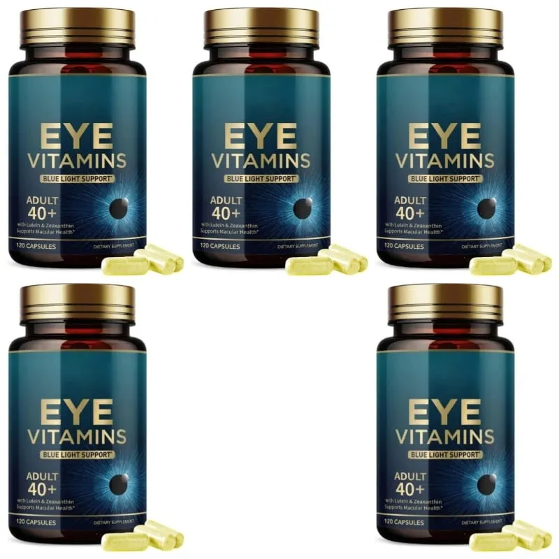 Eye Vitamins Capsules Blue Light Support with Lutein & Zeaxanthin for 40+ Macular Health Support for Men Women 120 Capsules — image 11