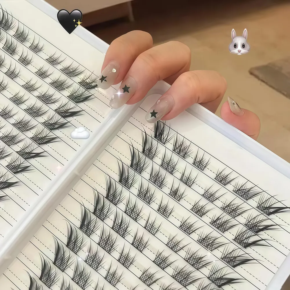 32 Row Sudaji Nine Tailed Fox Large Capacity Eyelash Book Slant Flying Fox Series False Eyelash Soft Eye Tail Extended — image 4