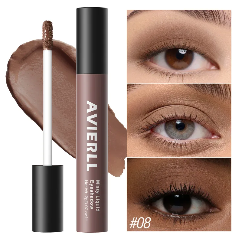 10 Colors Matte Nude Eye Bronzer Liquid Eyeshadow Waterproof Long Lasting Eye Shdaow Natural Cheek Contour Woman Makeup Cosmetic — image 11
