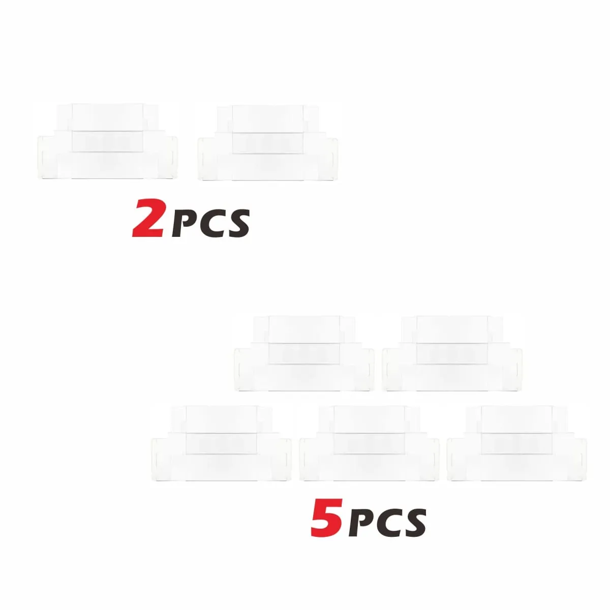2/5PCS Clear Plastic Protector Case For Pkmn Center Japanese Special Box(For Tohoku Poncho Pikachu Promo/Kanazawa) — image 6