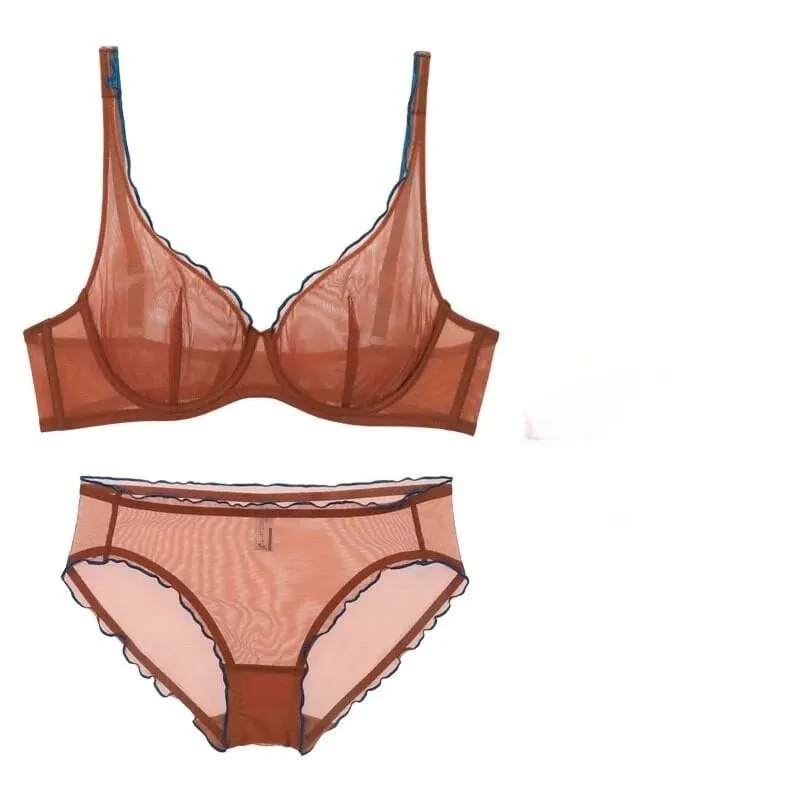 Γυναικείο σετ εσωρούχων χωρίς επένδυση Push Up Bra Full Cup Ελαφρύ καλοκαιρινό σουτιέν Push Up για γυναίκες Εξαιρετικά λεπτό σουτιέν στήριξης Best Seller — image 7