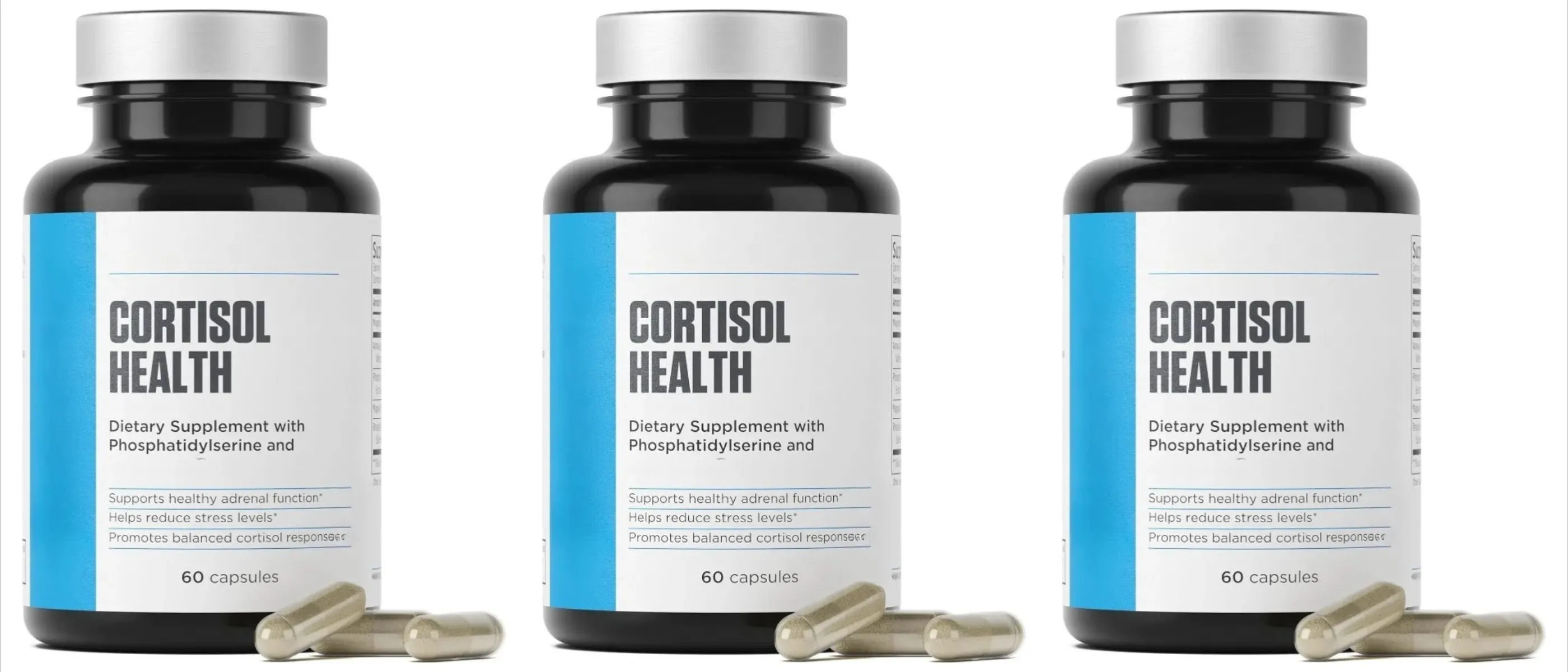Cortisol Health Capsules with Phosphatidylserine Magnesium 60 Capsules Non-GMO Daily Calm Sleep Support for Adults Men Women — image 9