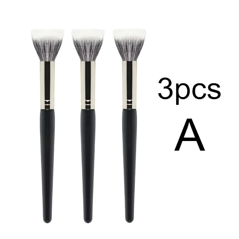 Stippling Highlight Makeup Brushes Blush Gedehår Multifunktionel Beauty Foundation Make Up Brush Tools — image 15