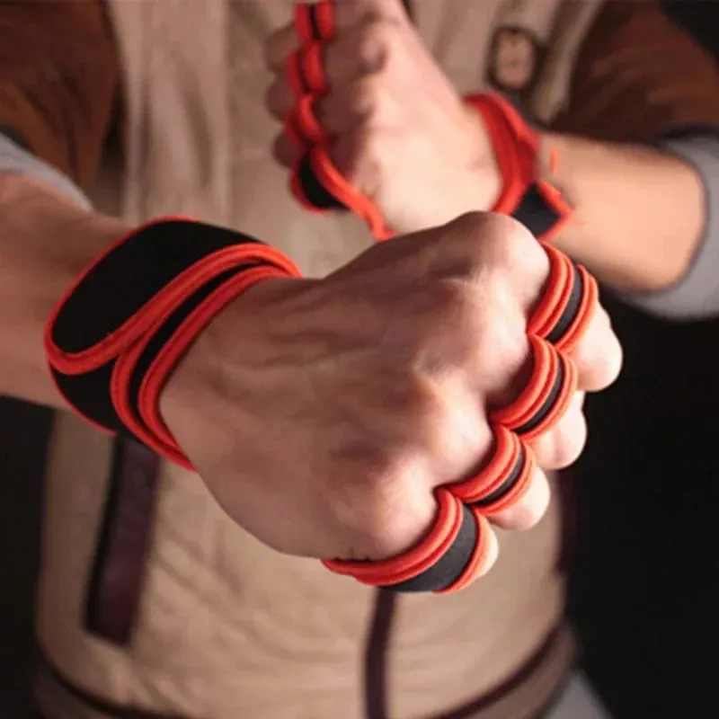Half Finger Fitness Gym Gloves Wrist Support Palm Protection for Workout Training — image 3