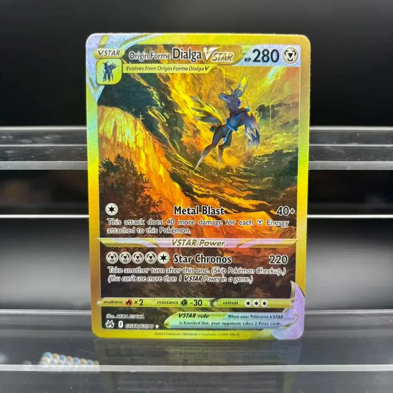 DIY Collection Cards Psyduck Salamence Crobat Mewtwo ex EN Self Made Single Card Classic Game Anime Card Gift Toy — image 12