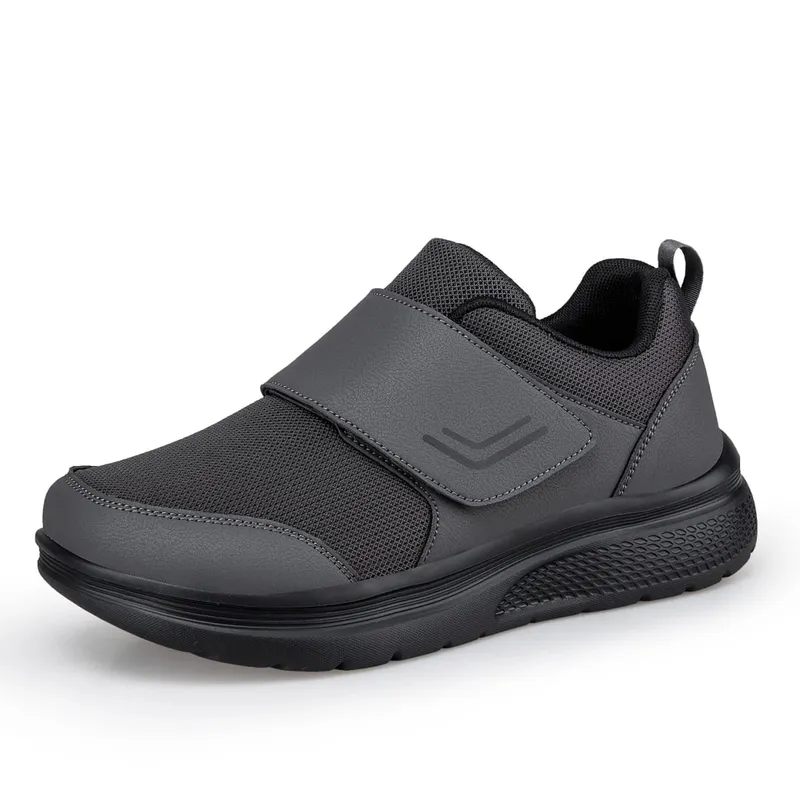 Extra Wide Men's Orthopedic Diabetic Shoes for Elderly Orthopedics Feet Swollen Adjustable Easy Top Walking Shoes Sneakers — image 7