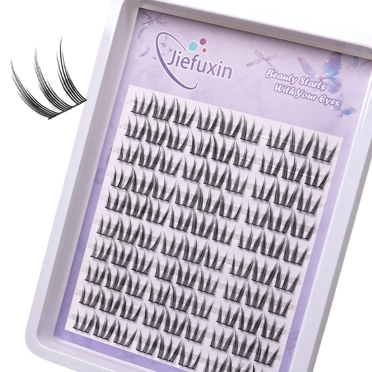 DIY Lash Extension Kit Cute Cat Paw False Eyelashes Eye Enlarging Daily Kawaii Eye Makeup — image 3