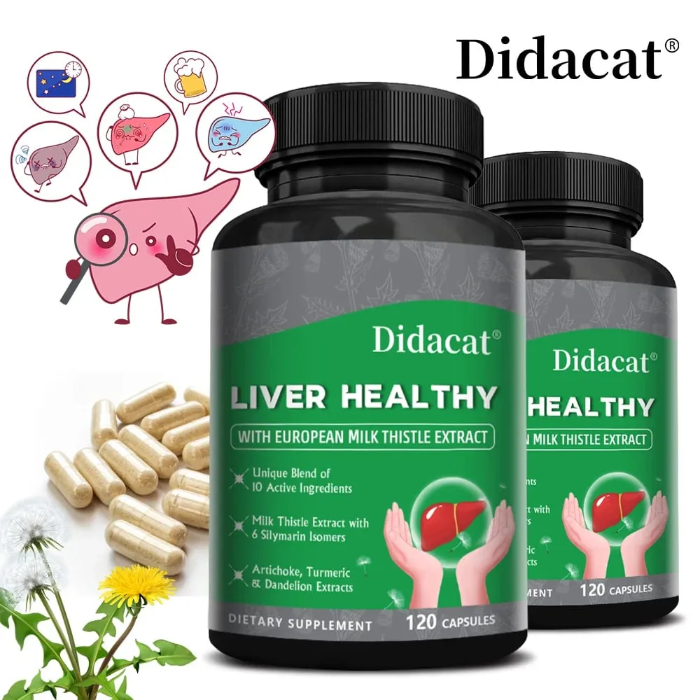 Natural Artichoke + Milk Thistle Extract - A Cleansing Detoxifying Supplement for Liver Health Immune Support and Skin Health — image 6