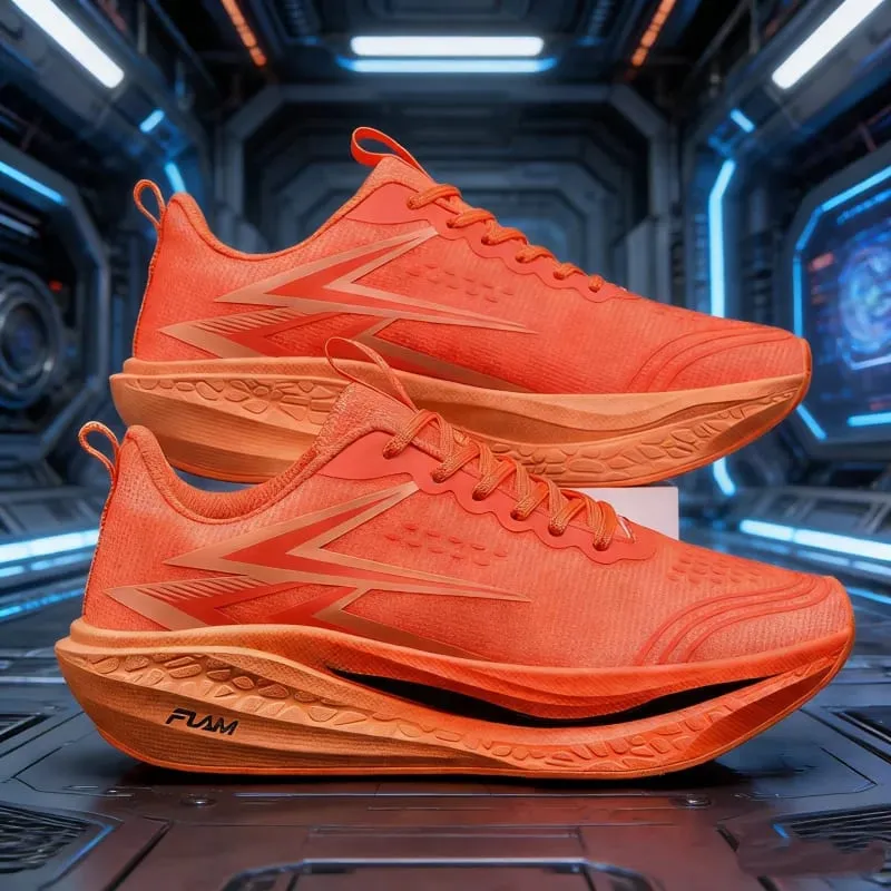 HOT Running Shoes Carbon Board Speciality Marathon Men Sports Breathable Lightweight Women Comfortable Athletic Nonskid Sneakers