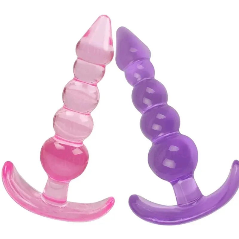 Soft Silicone Anal Plugs Anal Beads Dildo Butt Plug Prostate Massage Unisex Sexy Stopper Adult Sex Toy for Men Women Adult Games — image 6